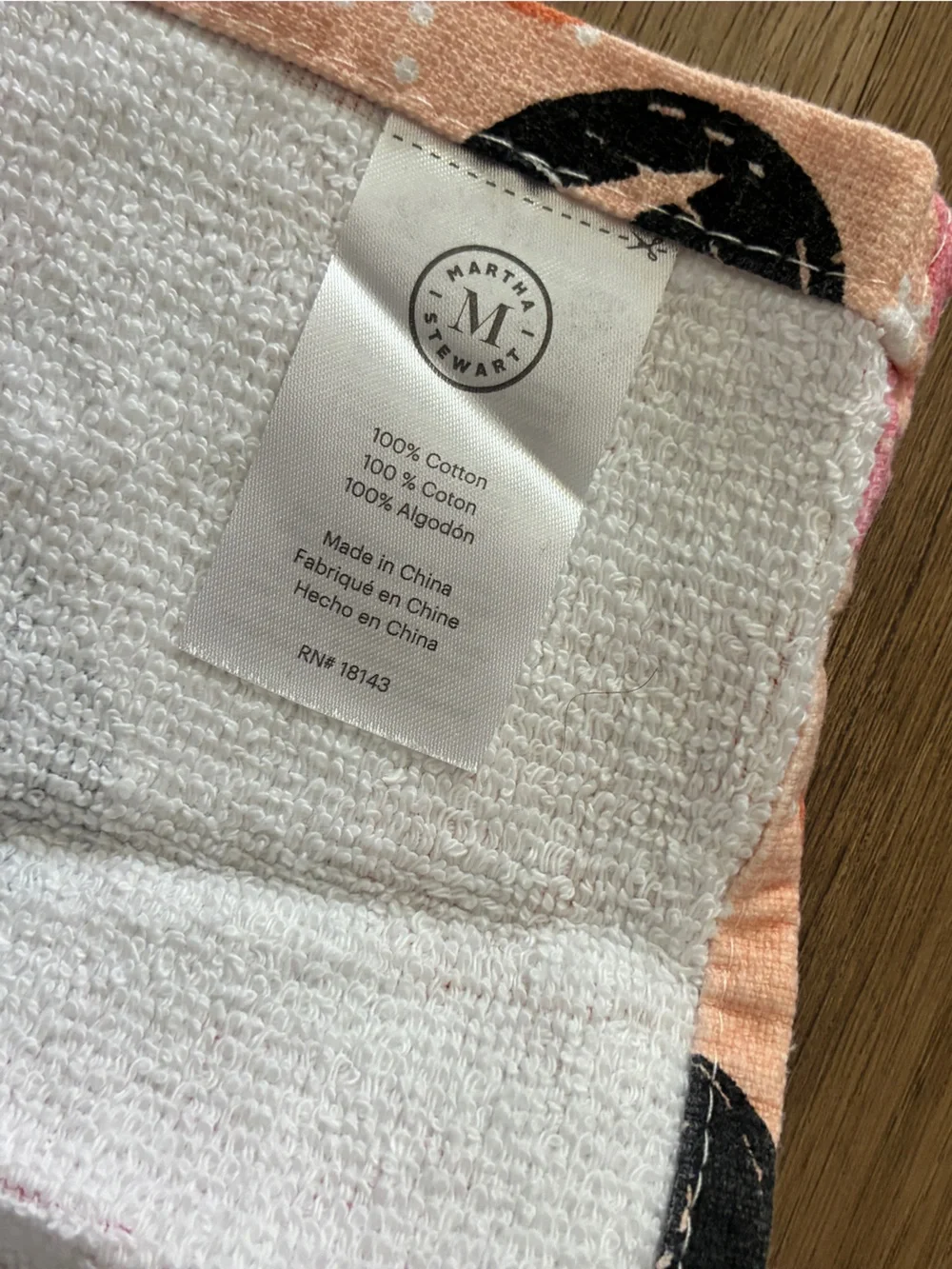 Martha Stewart Halloween Pumpkin Hand Towels Set of 2 Pink Orange Black EUC